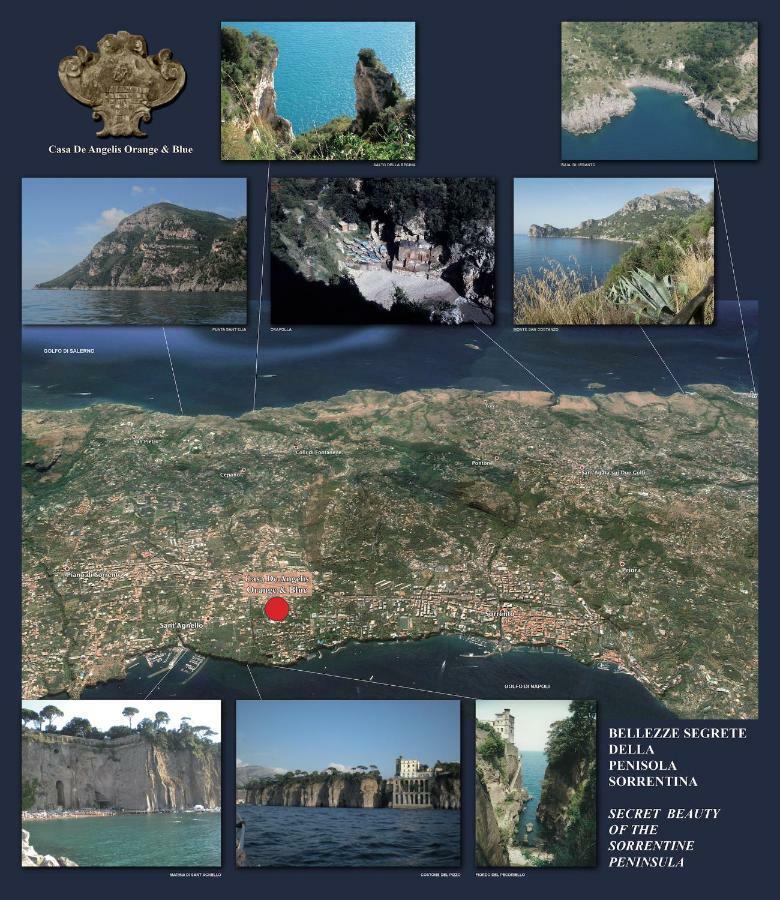 Casa De Angelis Orange & Blue Apartment Sant'Agnello Luaran gambar